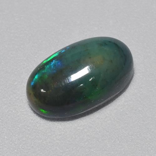 DARK GREEN OPAL GEMSTONE OVAL 14X10MM LOOSE BEADS 7.6/"