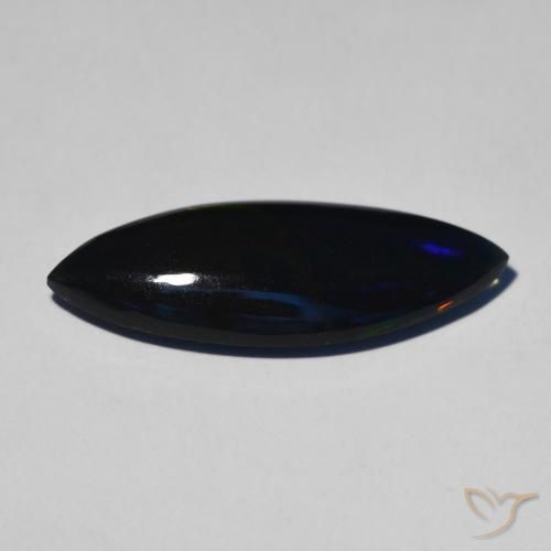 Black Opal Gemstone in 22.8 x 9.1 mm Size for Sale, Black Opal Stone in Multicolor Color