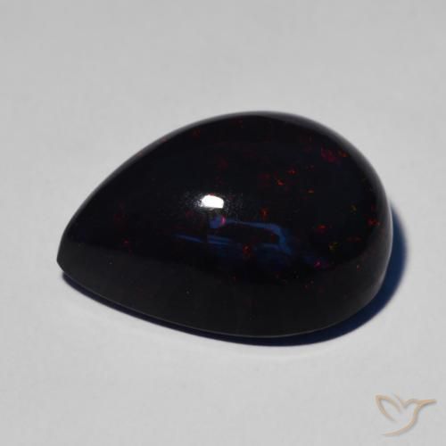 Black Opal Gemstone in 17 x 12.7 mm Size for Sale, Black Opal Stone in Multicolor Color