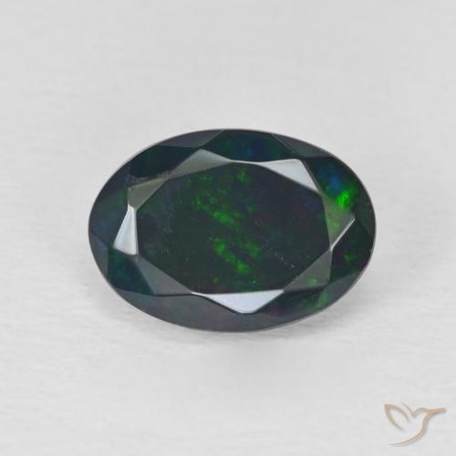 Amazon.com: 13.50mm X 9.35mm X 3.20mm Australian Black Opal