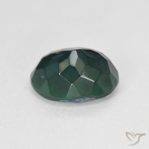 Black Opal Gemstone in 10.4 x 8 mm Size for Sale, Black Opal Stone in Multicolor Color