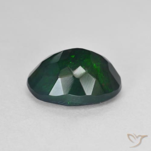 Black Opal Gemstone in 13 x 9 mm (calibrated) Size for Sale, Black Opal Stone in Multicolor Color