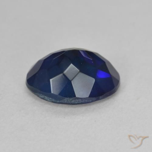 Black Opal Gemstone in 9.9 x 7.6 mm Size for Sale, Black Opal Stone in Multicolor Color