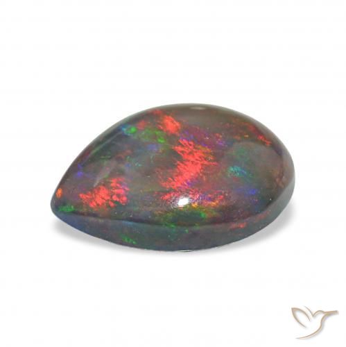 Black Opal Gemstone in 14 x 10 mm (calibrated) Size for Sale, Black Opal Stone in Multicolor Color