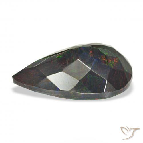Black Opal Gemstone in 15.6 x 10 mm Size for Sale, Black Opal Stone in Multicolor Color