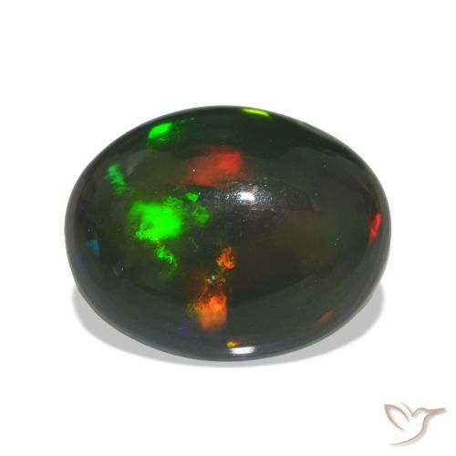 2.78ct Multicolor Black Opal, Oval, Translucent