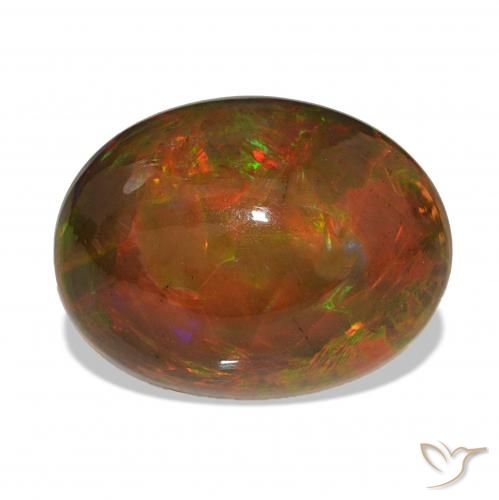 14.18ct Multicolor Black Opal, Oval, Opaque