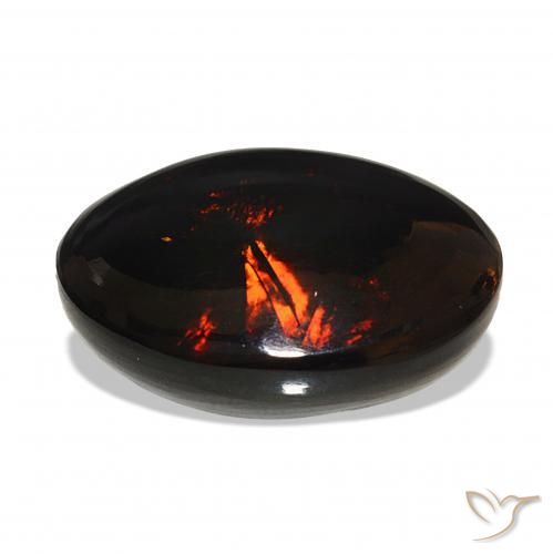 Black Opal Gemstone in 18 x 13 mm (calibrated) Size for Sale, Black Opal Stone in Multicolor Color