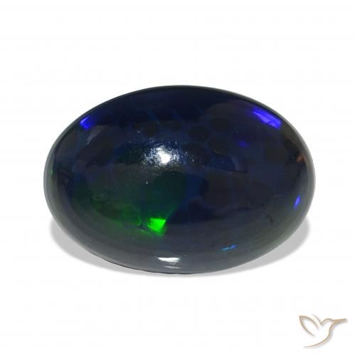 3.16ct Multicolor Black Opal, Oval, Opaque