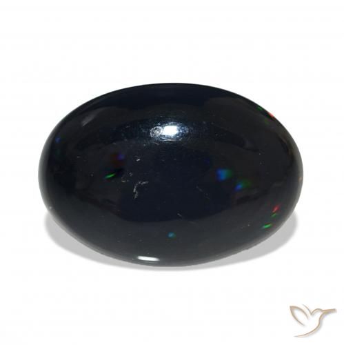 4.51ct Multicolor Black Opal, Oval, Opaque