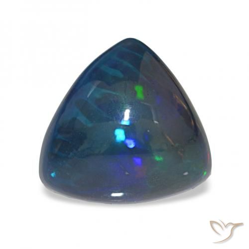 4.01ct Multicolor Black Opal, Trillion, Opaque