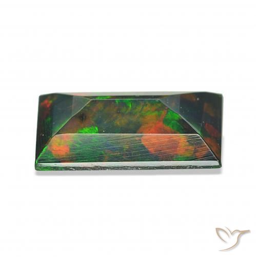 Black Opal Gemstone in 10.8 x 6.9 mm Size for Sale, Black Opal Stone in Multicolor Color