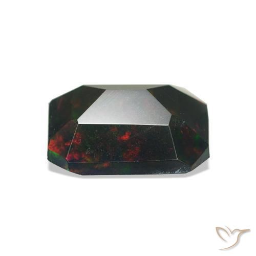 Black Opal Gemstone in 8.5 x 5.9 mm Size for Sale, Black Opal Stone in Multicolor Color