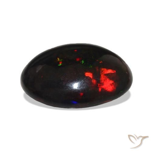 Black Opal Gemstone in 22.1 x 16.1 mm Size for Sale, Black Opal Stone in Multicolor Color