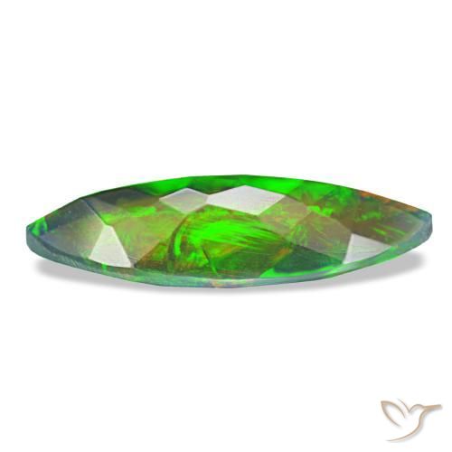 Black Opal Gemstone in 18.6 x 6.9 mm Size for Sale, Black Opal Stone in Multicolor Color