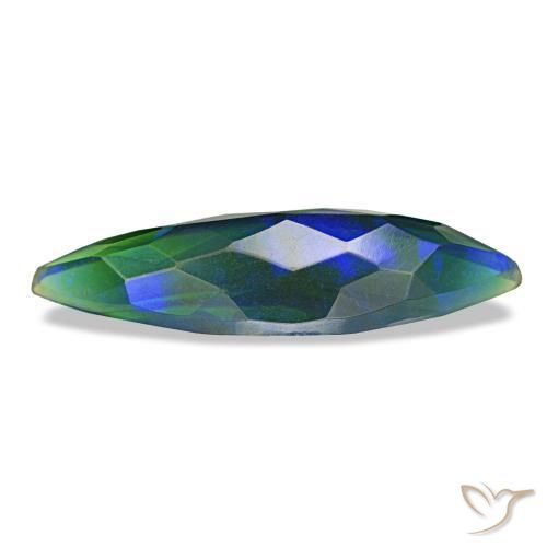 Black Opal Gemstone in 18.8 x 5.9 mm Size for Sale, Black Opal Stone in Multicolor Color