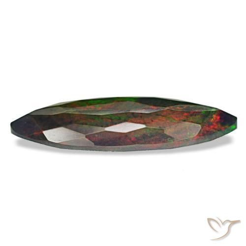 Black Opal Gemstone in 23.2 x 8.5 mm Size for Sale, Black Opal Stone in Multicolor Color