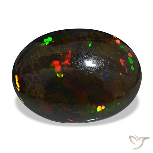 14.90ct Multicolor Black Opal, Oval, Opaque