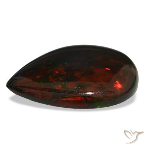 Black Opal Gemstone in 28.3 x 21.6 mm Size for Sale, Black Opal Stone in Multicolor Color
