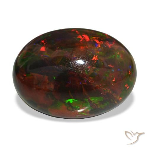 10.81ct Multicolor Black Opal, Oval, Opaque