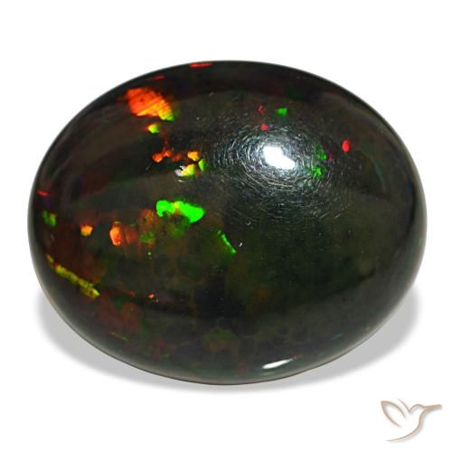 10.08ct Multicolor Black Opal, Oval, Opaque