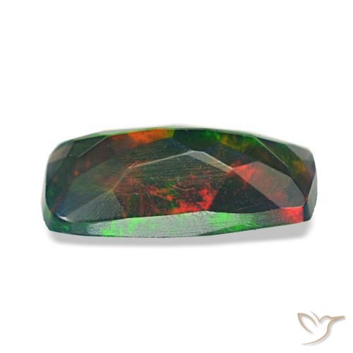 Black Opal Gemstone in 10.7 x 5.3 mm Size for Sale, Black Opal Stone in Multicolor Color