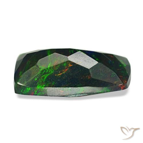 Black Opal Gemstone in 11.6 x 6.5 mm Size for Sale, Black Opal Stone in Multicolor Color