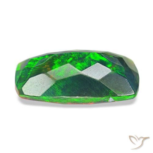 Black Opal Gemstone in 11.4 x 6.5 mm Size for Sale, Black Opal Stone in Multicolor Color