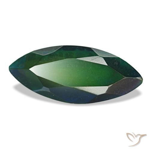 1.77 ct Multicolor Black Opal Stone, Natural Black Opal in Marquise Facet Shape for Sale