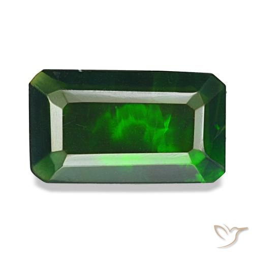 2.18 ct Multicolor Black Opal Gemstone, Black Opal Gem in Octagon Step Cut Shape for Sale.