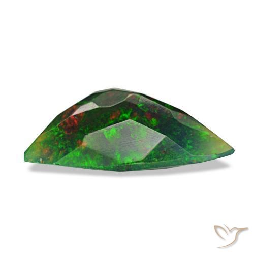Black Opal Gemstone in 13.1 x 7.2 mm Size for Sale, Black Opal Stone in Multicolor Color