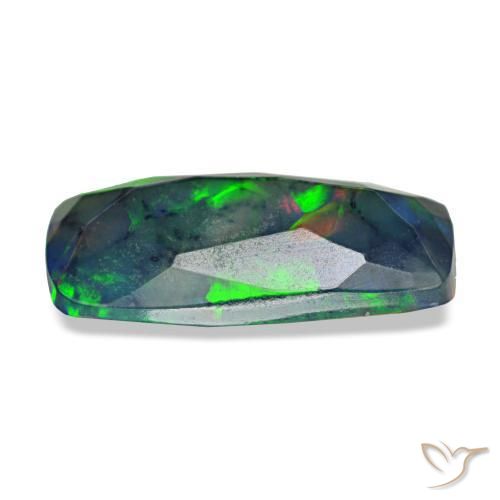 Black Opal Gemstone in 12.2 x 6.2 mm Size for Sale, Black Opal Stone in Multicolor Color