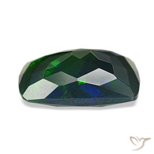 Black Opal Gemstone in 12.5 x 8.2 mm Size for Sale, Black Opal Stone in Multicolor Color