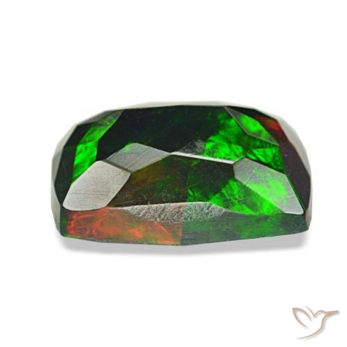 Black Opal Gemstone in 9.9 x 6.3 mm Size for Sale, Black Opal Stone in Multicolor Color