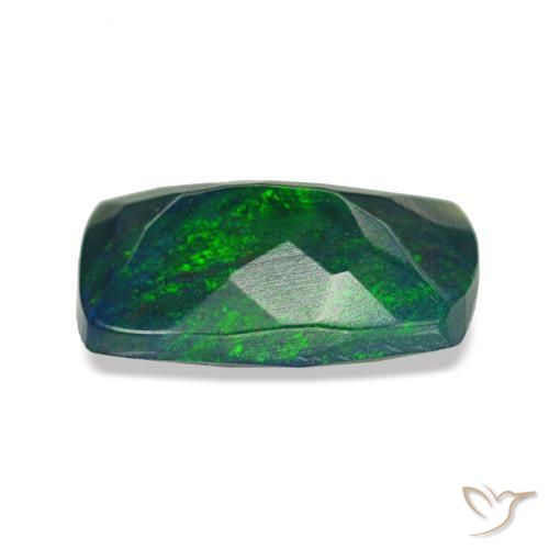 Black Opal Gemstone in 8.9 x 6.2 mm Size for Sale, Black Opal Stone in Multicolor Color