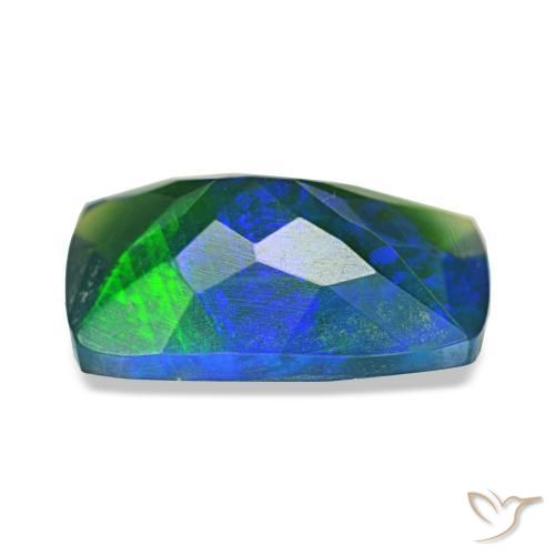 Black Opal Gemstone in 10.4 x 6.9 mm Size for Sale, Black Opal Stone in Multicolor Color