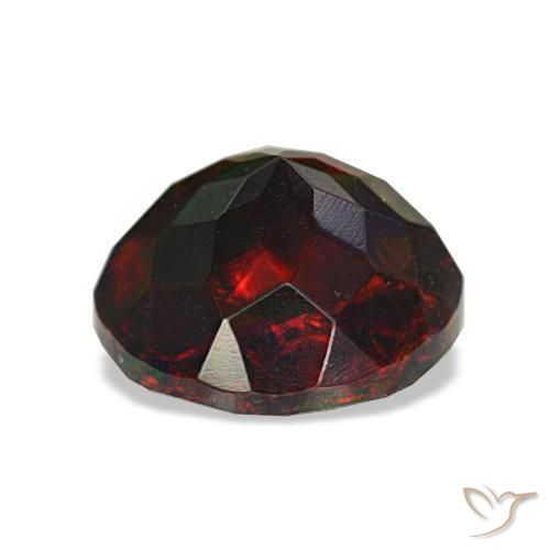 Black Opal Gemstone in 9 mm (calibrated) Size for Sale, Black Opal Stone in Multicolor Color