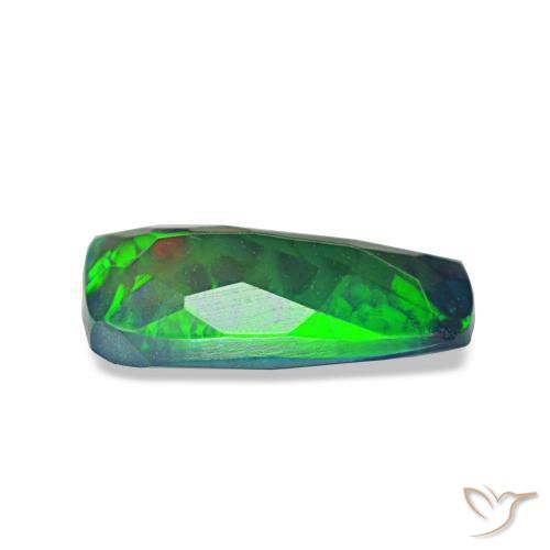 Black Opal Gemstone in 9.9 x 5.6 mm Size for Sale, Black Opal Stone in Multicolor Color