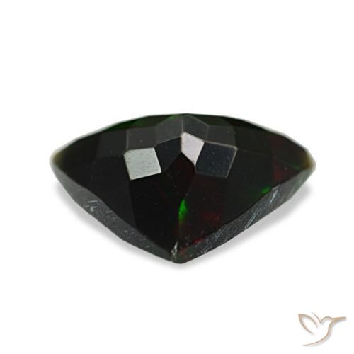 Black Opal Gemstone in 10.3 x 9.5 mm Size for Sale, Black Opal Stone in Multicolor Color