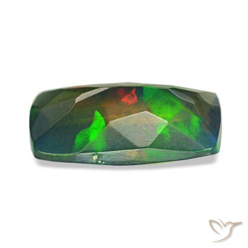 Black Opal Gemstone in 10 x 5.9 mm Size for Sale, Black Opal Stone in Multicolor Color
