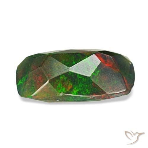 Black Opal Gemstone in 10.7 x 6.1 mm Size for Sale, Black Opal Stone in Multicolor Color
