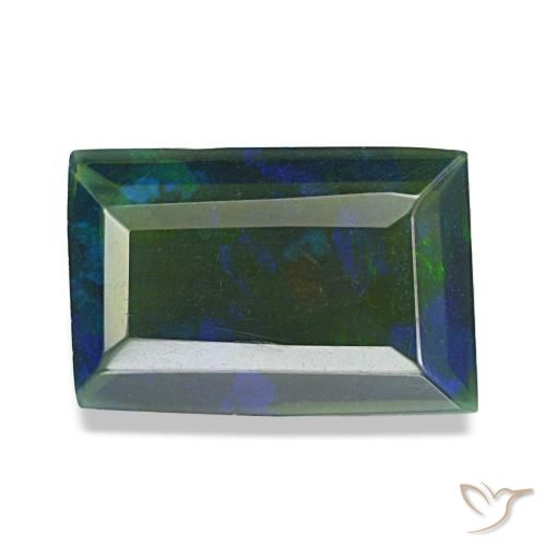 1.49ct Multicolor Black Opal, Baguette, Translucent