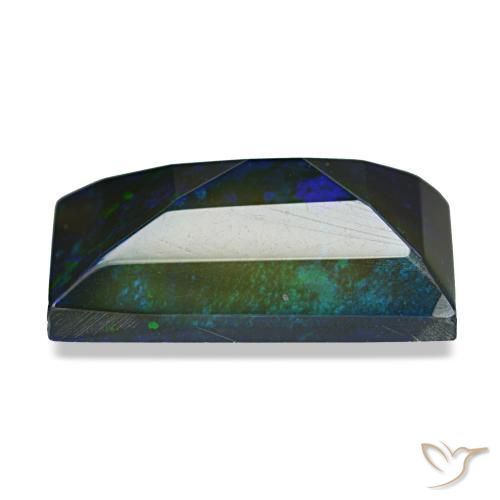 Black Opal Gemstone in 15.4 x 9.1 mm Size for Sale, Black Opal Stone in Multicolor Color
