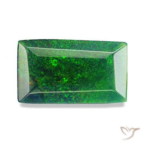 1.53ct Multicolor Black Opal, Baguette, Translucent