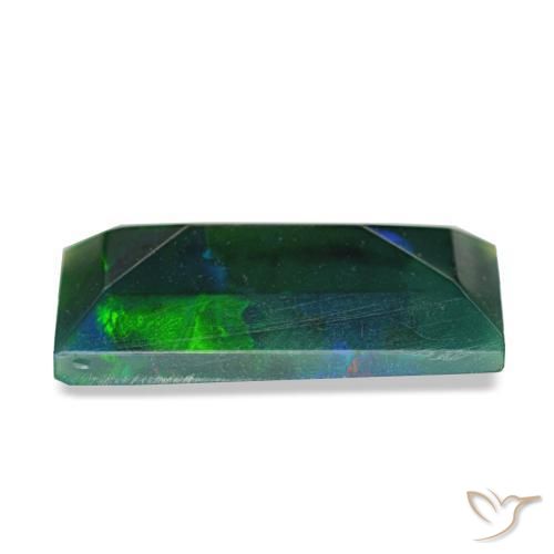 Black Opal Gemstone in 11.9 x 6.5 mm Size for Sale, Black Opal Stone in Multicolor Color