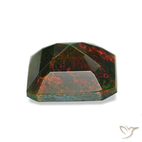 Black Opal Gemstone in 7.6 x 7.5 mm Size for Sale, Black Opal Stone in Multicolor Color
