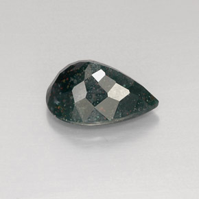 Bloodstone Gemstone in 15.7 x 11.3 mm Size for Sale, Bloodstone Stone in Spotted Green Color