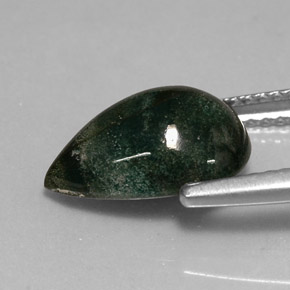 Bloodstone Gemstone in 12 x 8 mm (calibrated) Size for Sale, Bloodstone Stone in Spotted Green Color