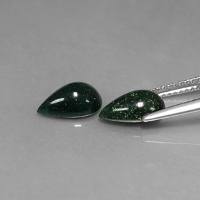 Bloodstone Gemstone in 9.6 x 6.3 mm Size for Sale, Bloodstone Stone in Spotted Green Color