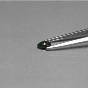 Bloodstone Gemstone in 5.6 x 3.8 mm Size for Sale, Bloodstone Stone in Spotted Green Color